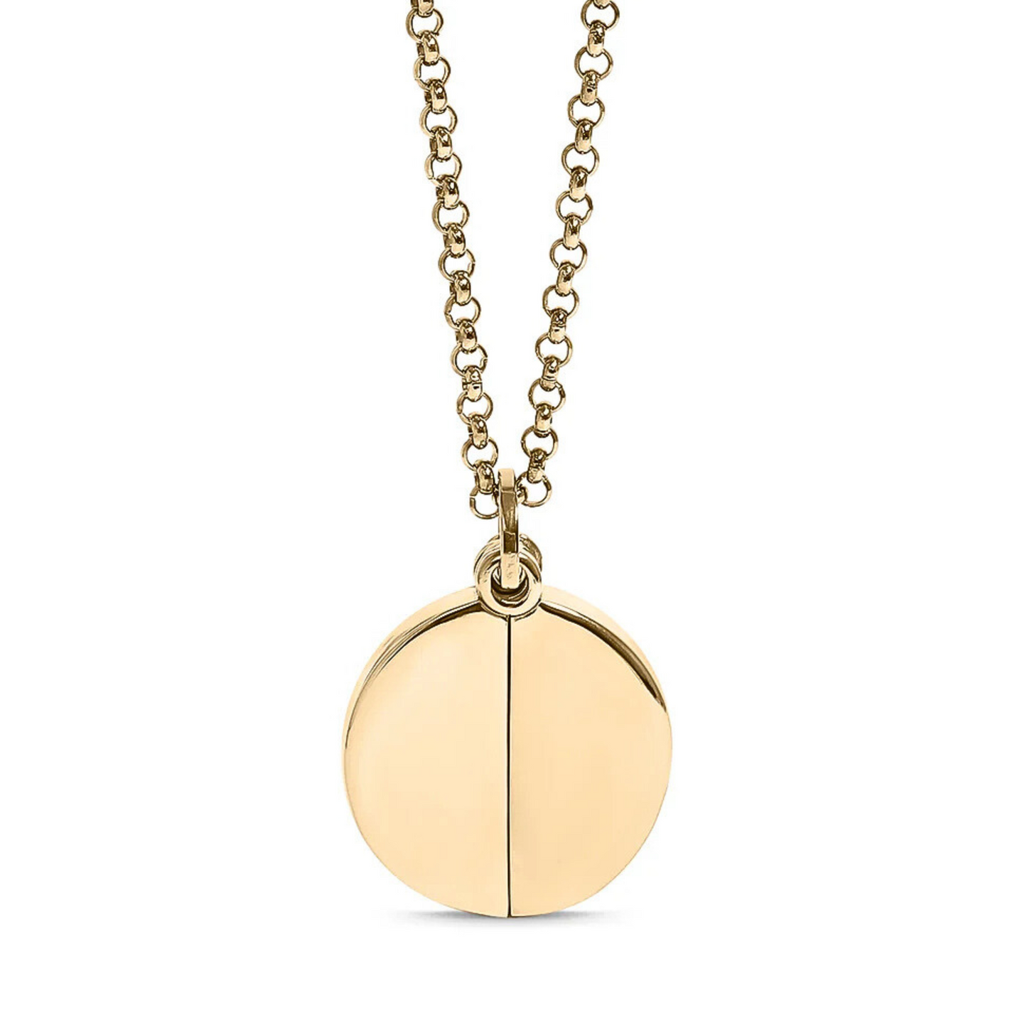 Personalized Hidden Message Medallion Necklace