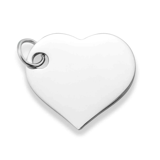 Custom Fingerprint Heart Pendant