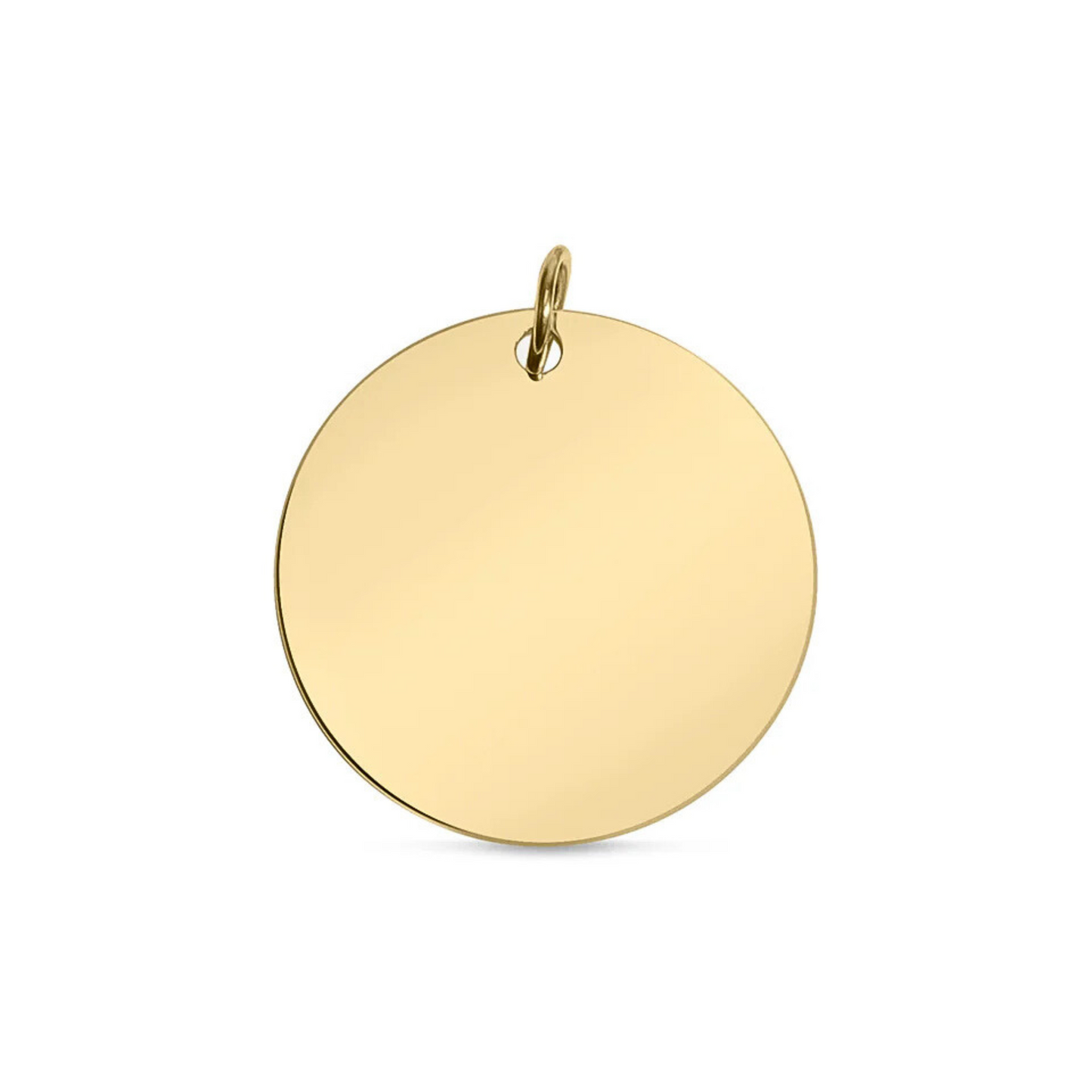 Personalized Round Medallion Necklace
