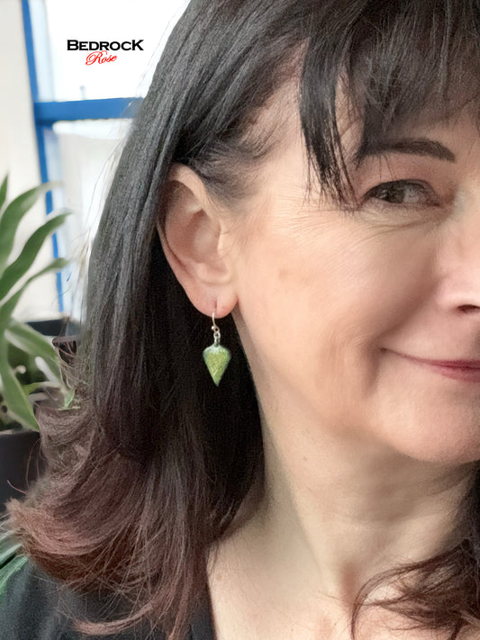 Yellow and Blue Arabesque Dangling Earrings, Handcrafted Jewelry, Gift For Her