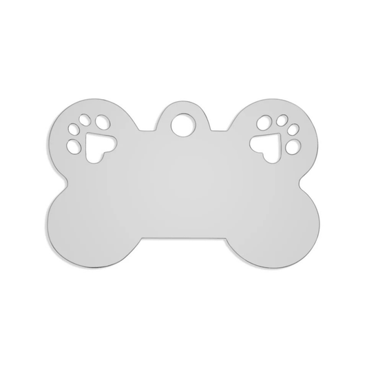 Dog ID tag, Cat ID Tag, dog name tag pendant, silver stainless steel