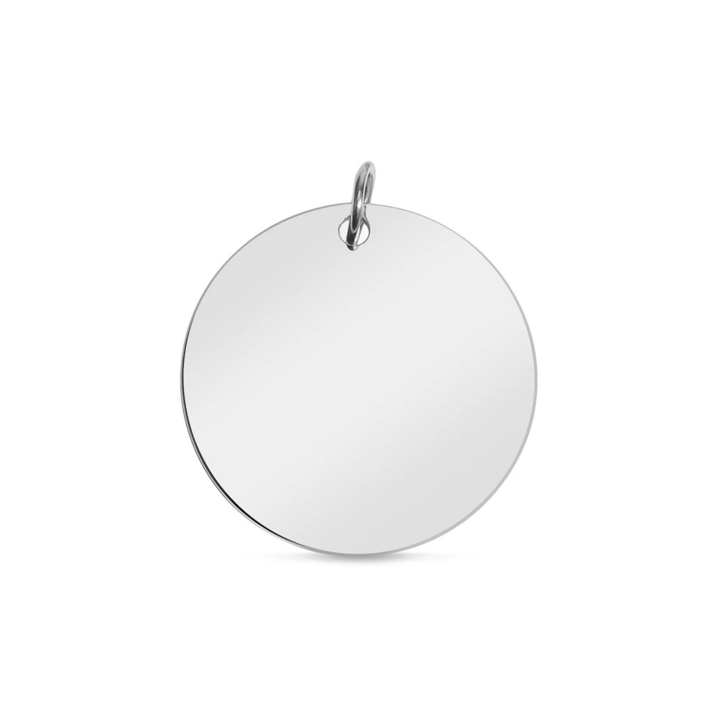 Personalized Round Medallion Necklace