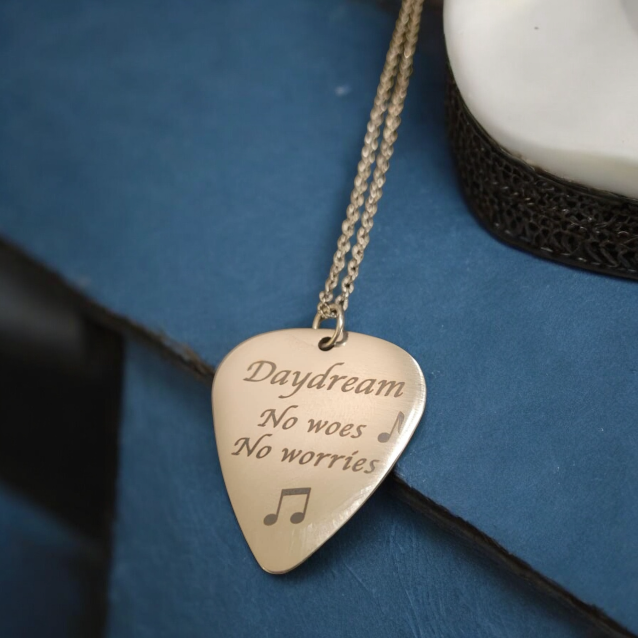 Personalized Guitar Pick Pendant