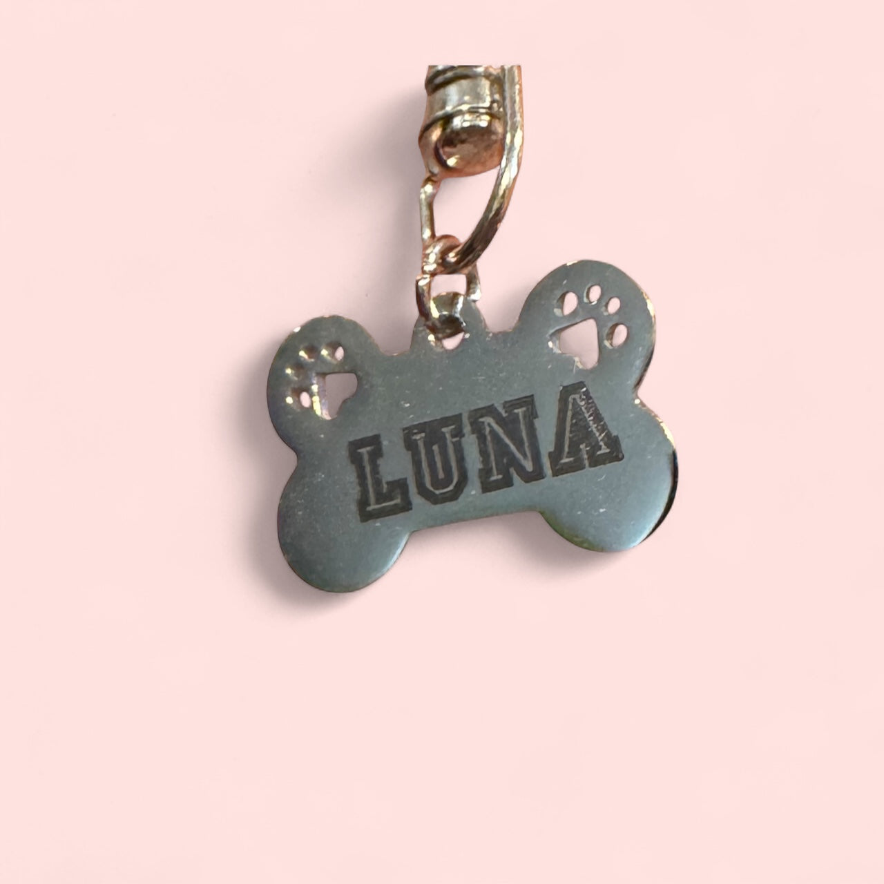 Personalized Dog Bone Name Tag
