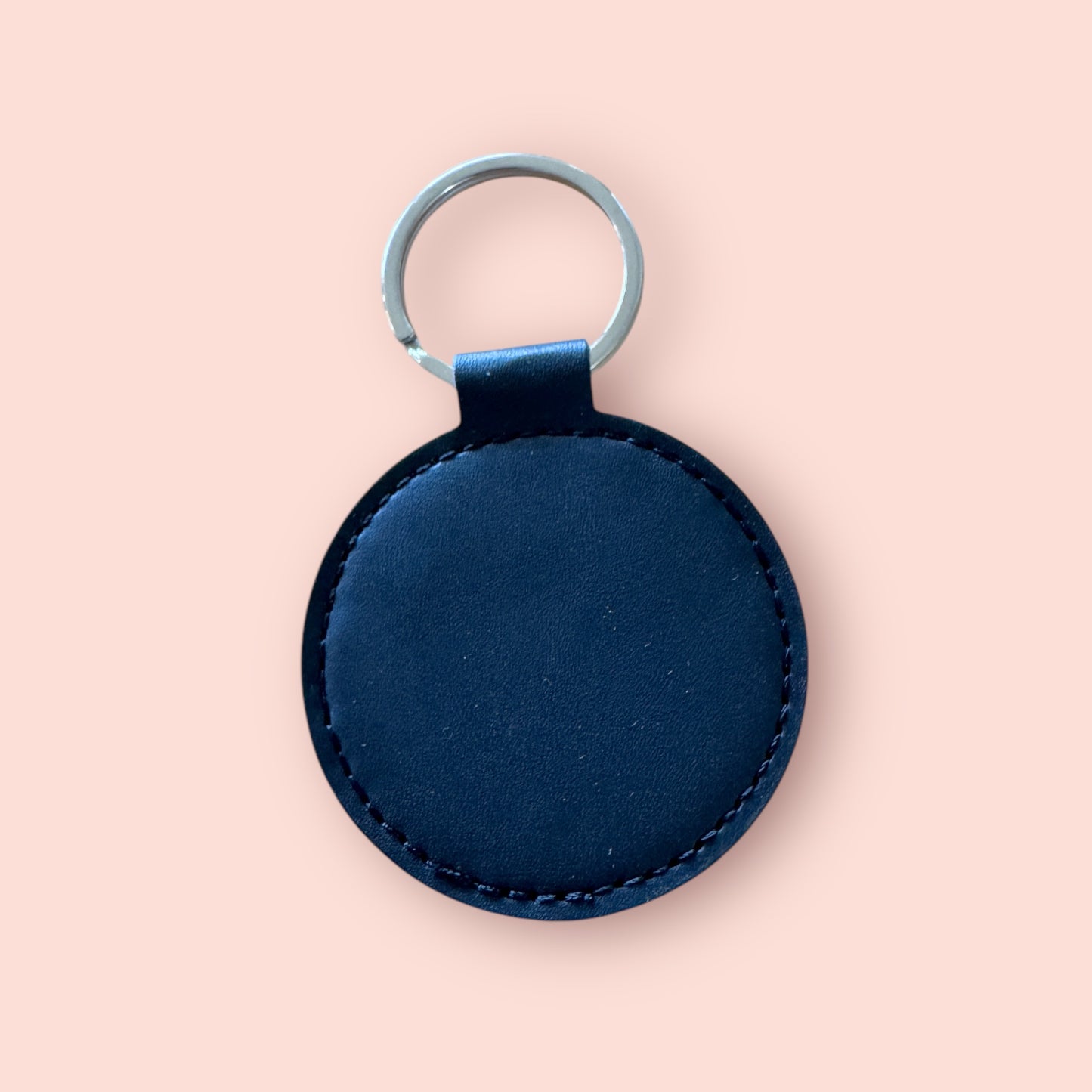 Personalized Leatherette Keyring