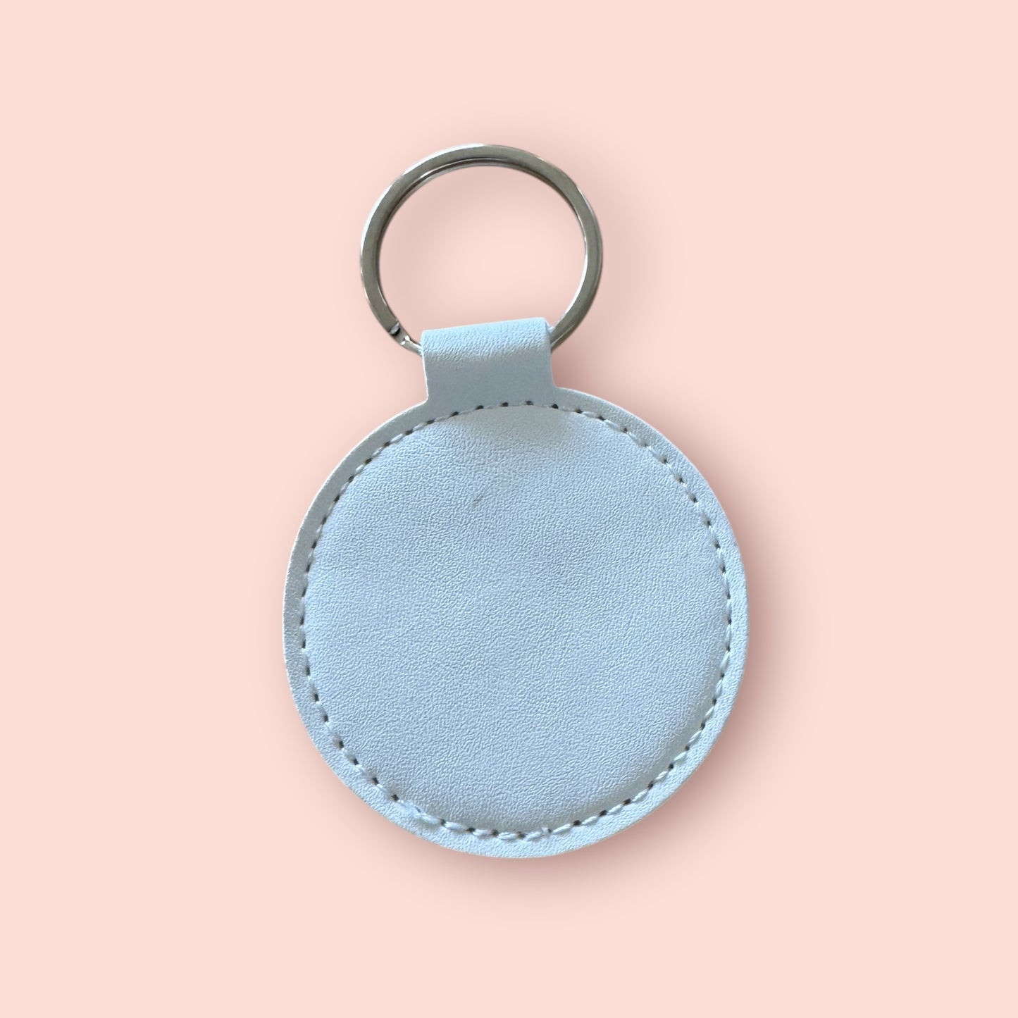 Personalized Leatherette Keyring