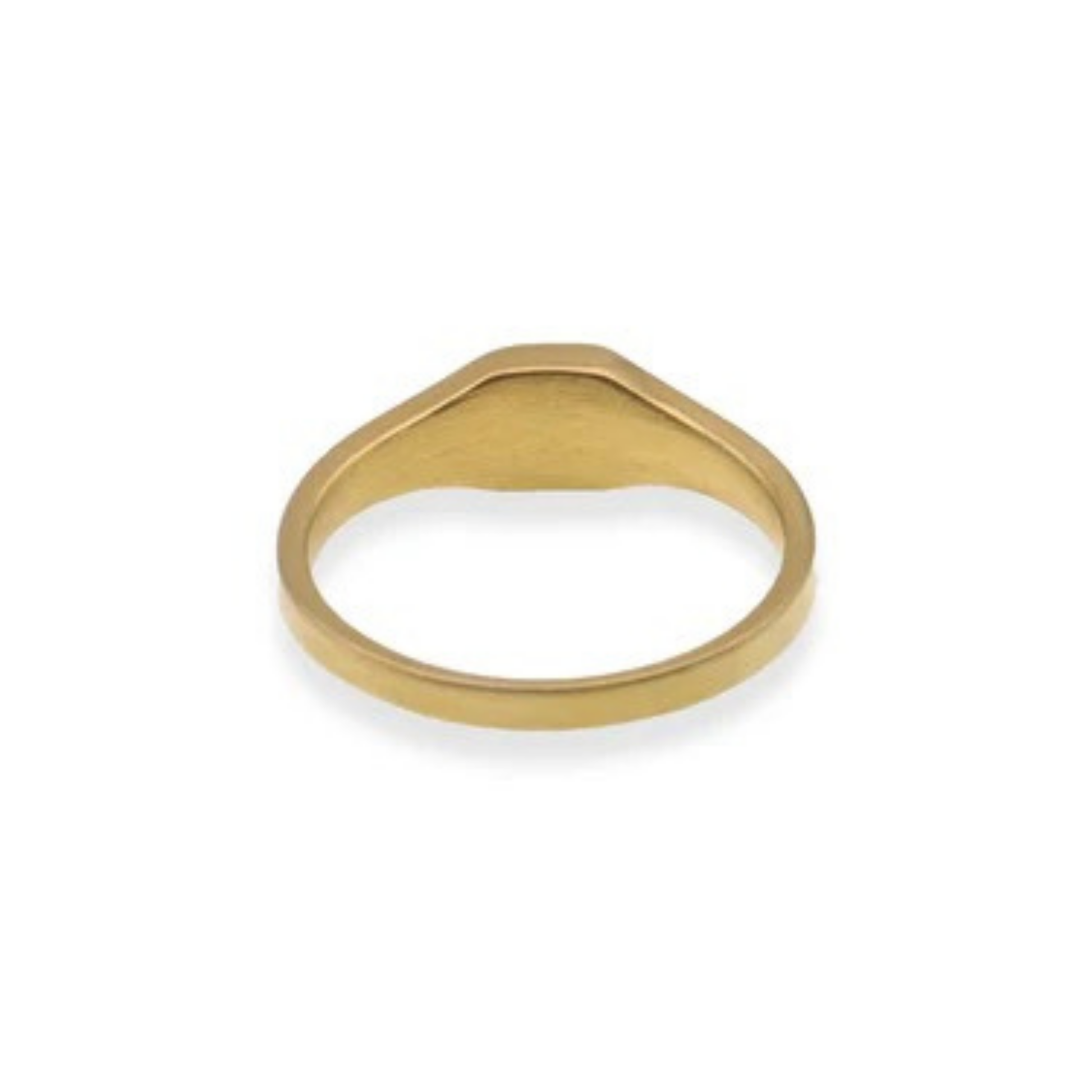 Gold engravable square signet ring, personalizable, custom jewelry, gift