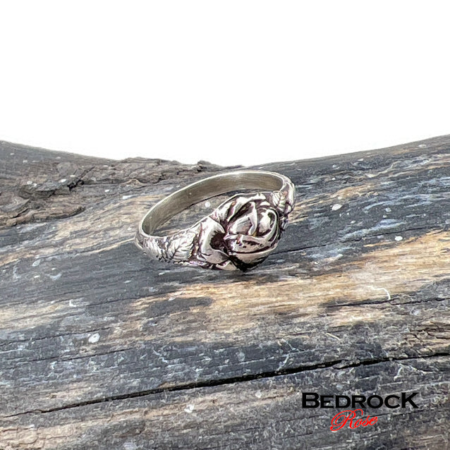 June Rose Birthflower Sterling Silver Ring
