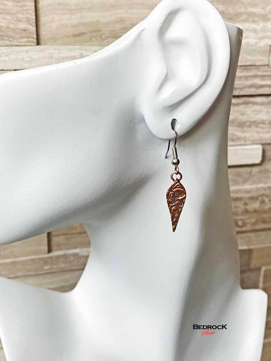 Arabesque Grapevine Dangling Earrings Bedrock Rose, Rose gold-hue, Wine-inspired, nature-inspired jewelry