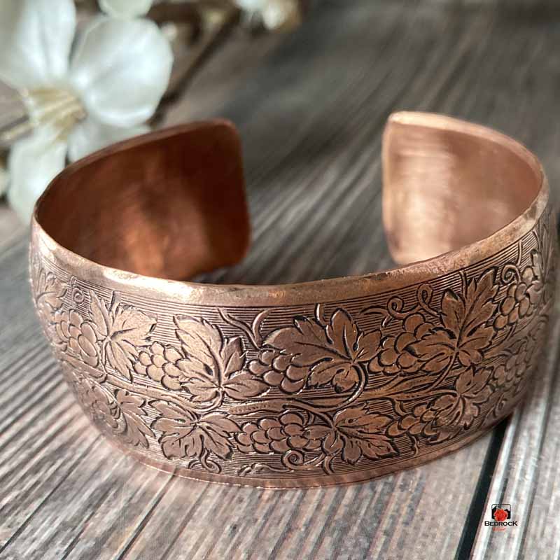 Grapevine Copper Cuff Bedrock Rose