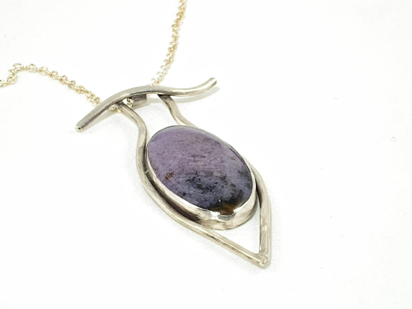 Framed Purple Jasper Pendant Bedrock Rose