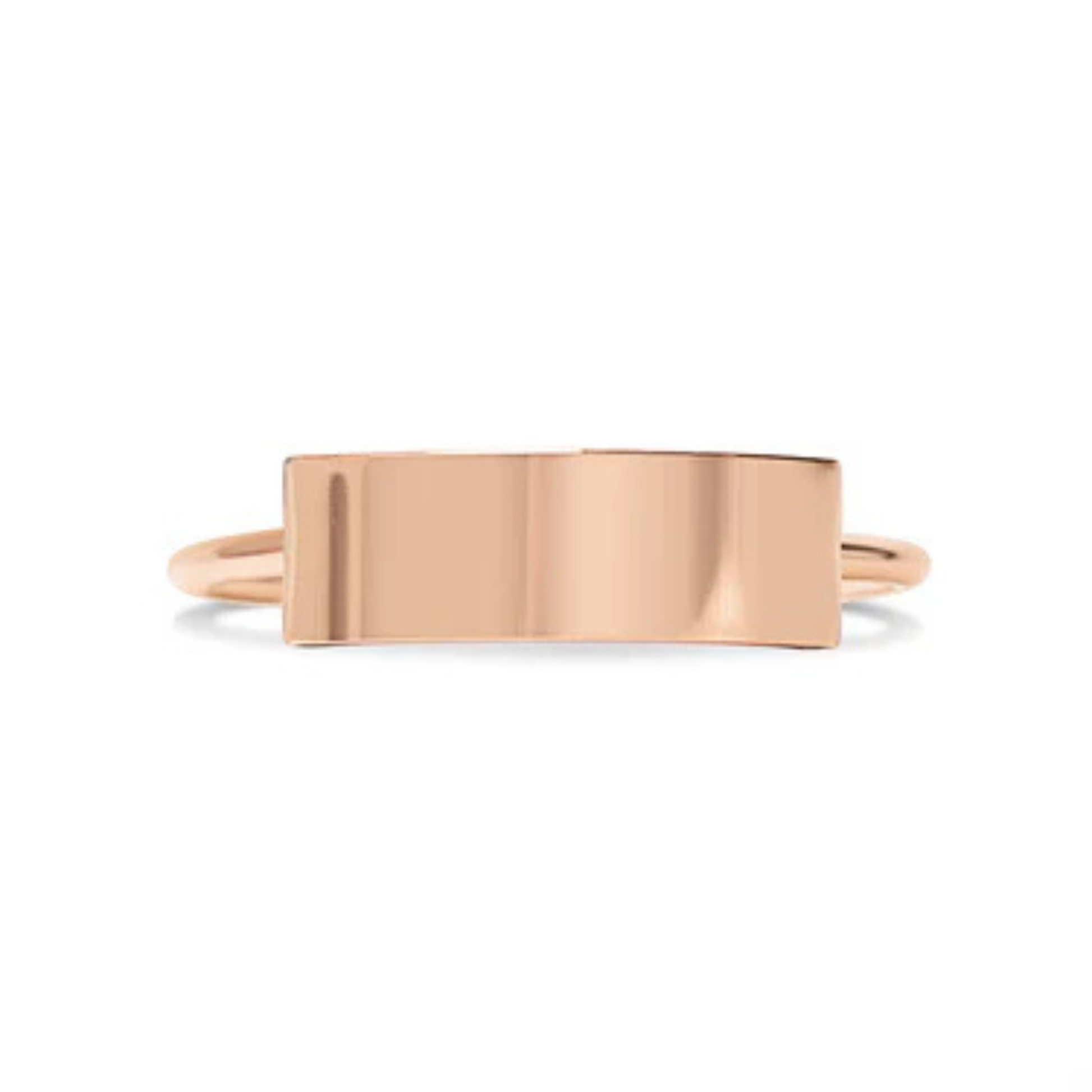 Rose gold ring, statement ring, stainless steel, hypoallergenic, affordable jewelry, gift for her, engraveable, personalizable
