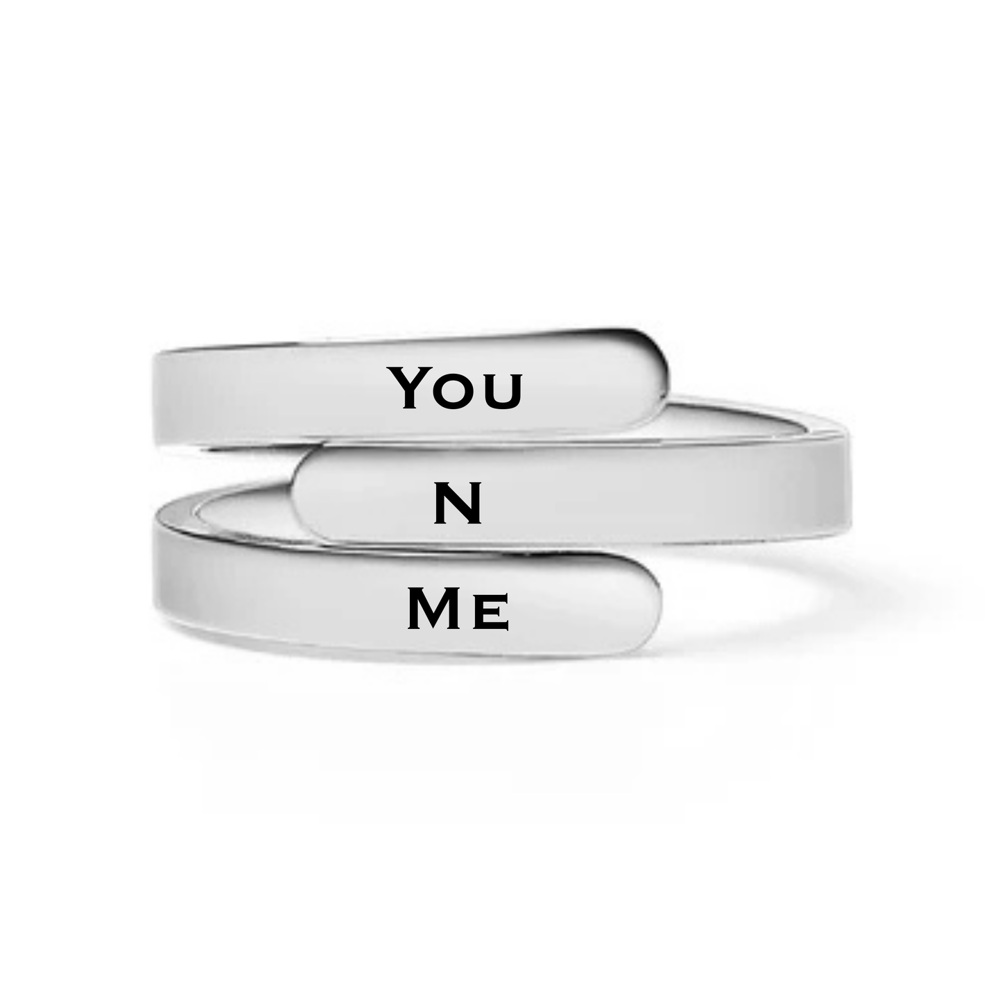 Personalized 3-Tier Wrap Ring