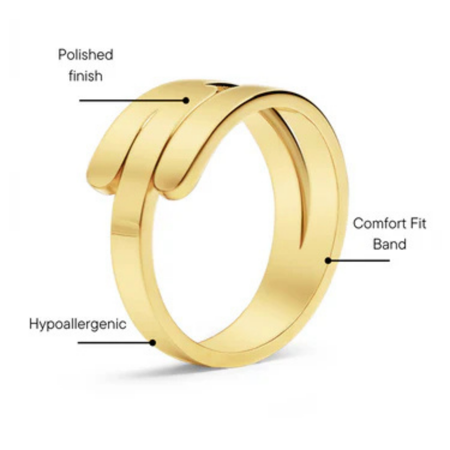 Personalized 3-Tier Wrap Ring