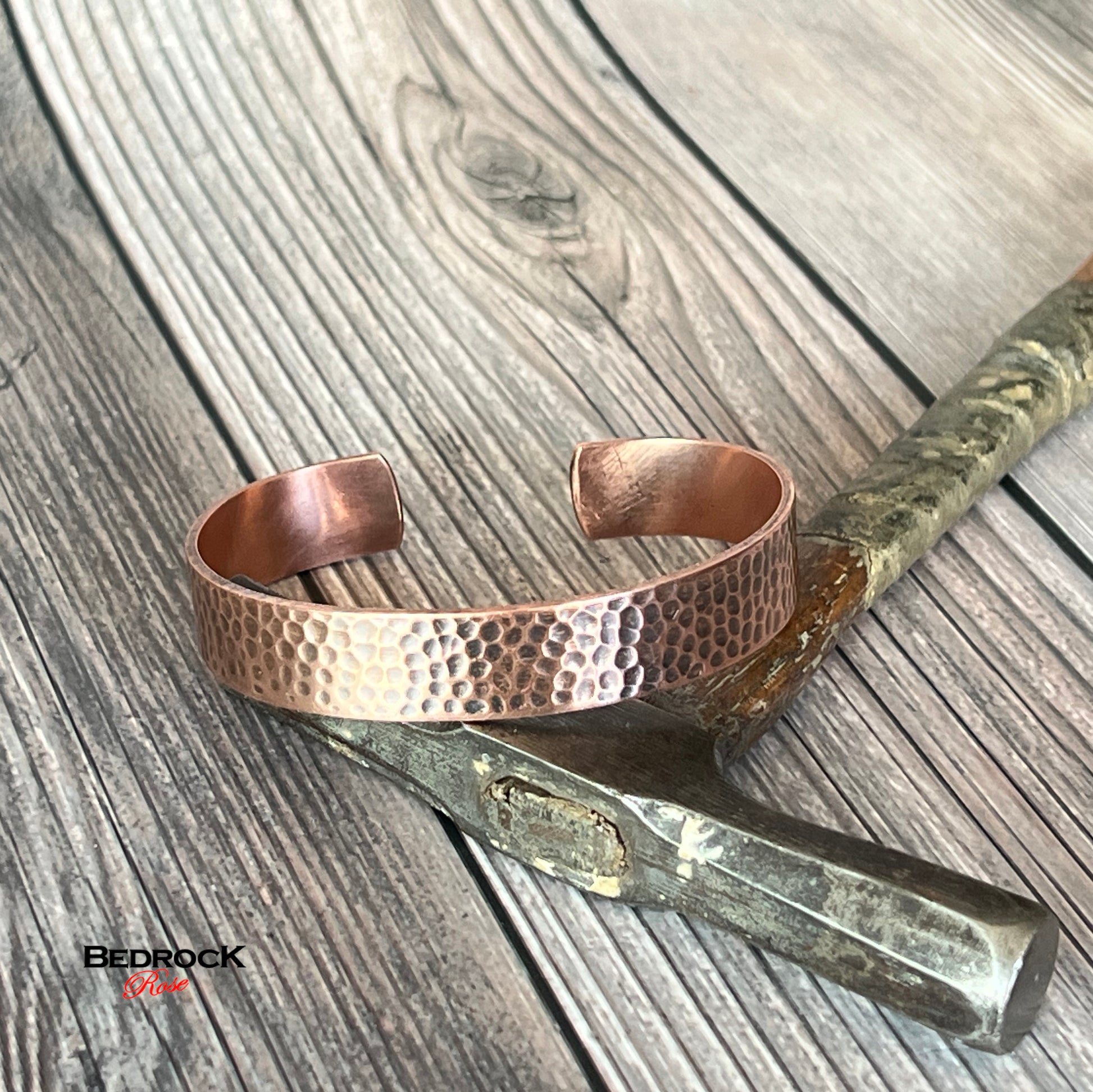 Hammer texture, bubble, bracelet, arm band, arm cuff, copper cuff, elegant bracelet.