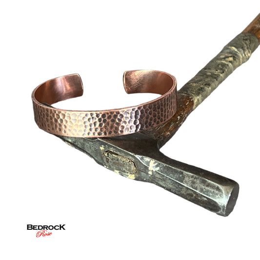 Hammer texture, bubble, bracelet, arm band, arm cuff, copper cuff, elegant bracelet.