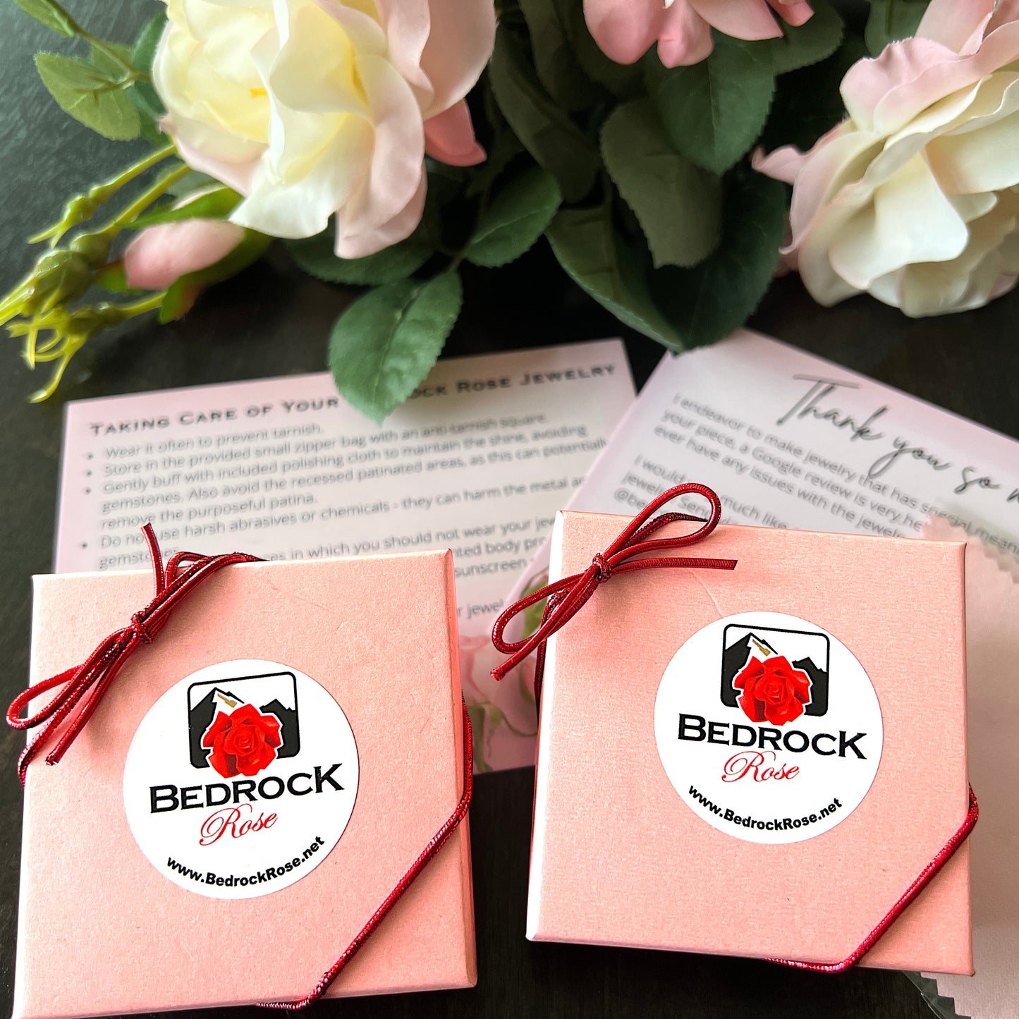 Bedrock Rose Jewelry Gift Packaging