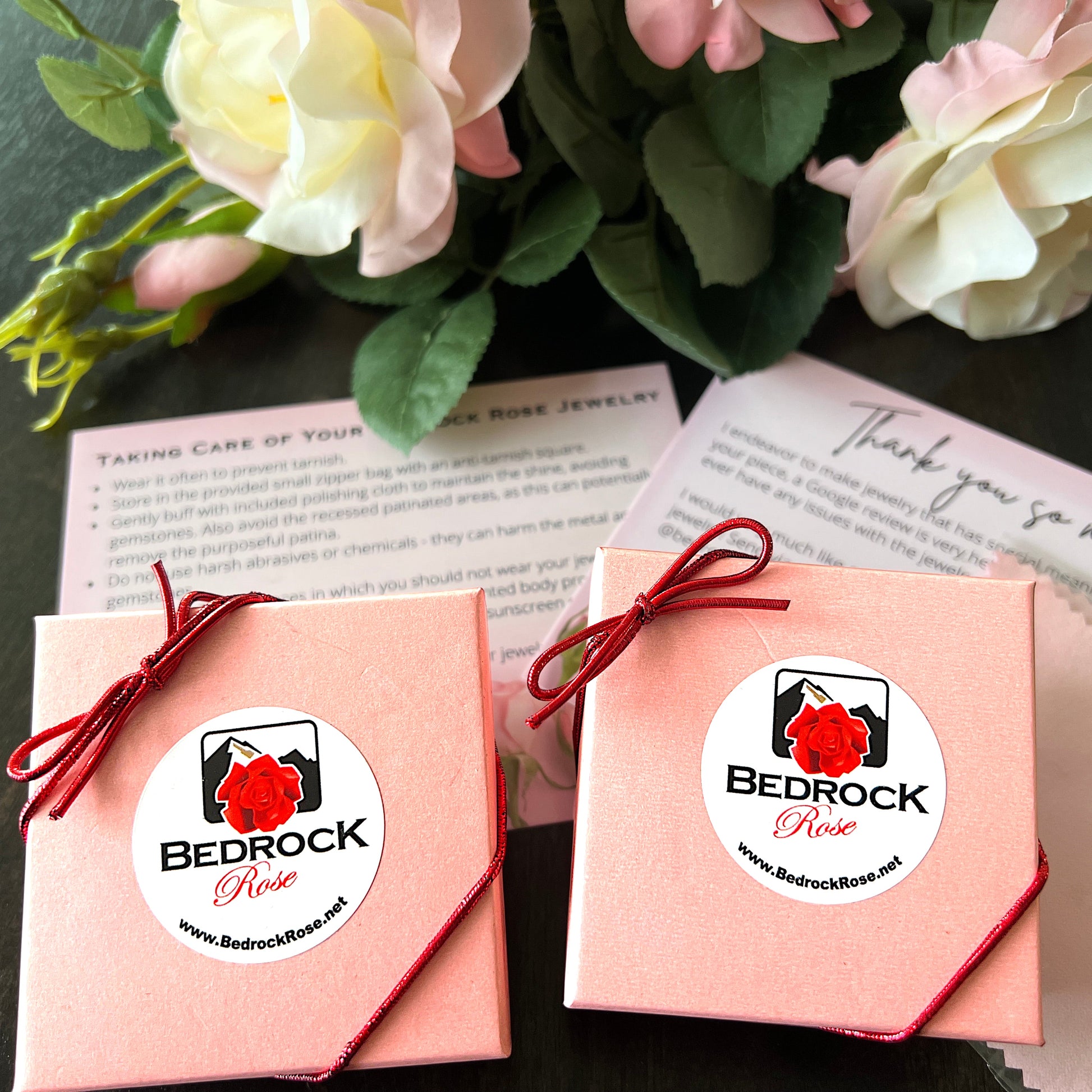 Bedrock Rose Jewelry Gift Packaging