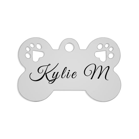 Personalized Dog Bone Name Tag