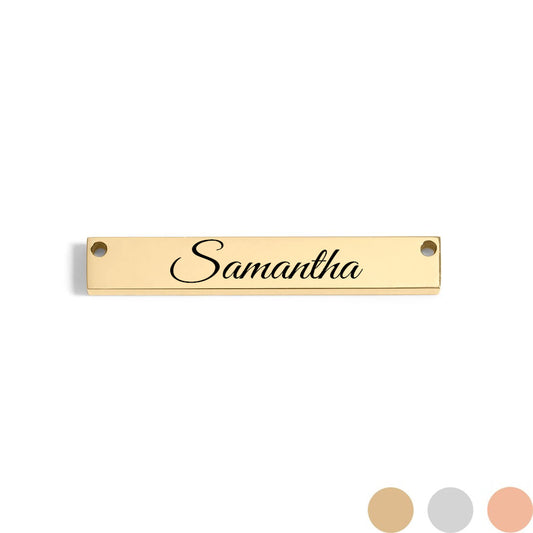 Personalized Bar Necklace