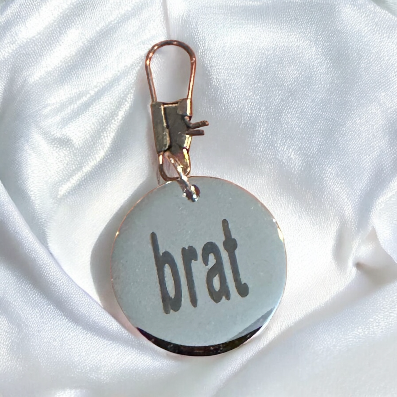 Personalized Round Medallion Necklace