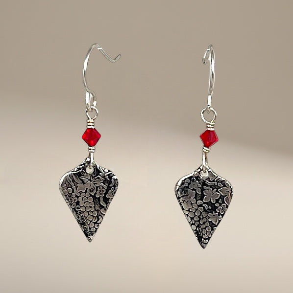 Grape pattern earrings, arabesque dangling earrings, nature-inspired jewelry, whimsical vineyard accessories, handcrafted statement earrings