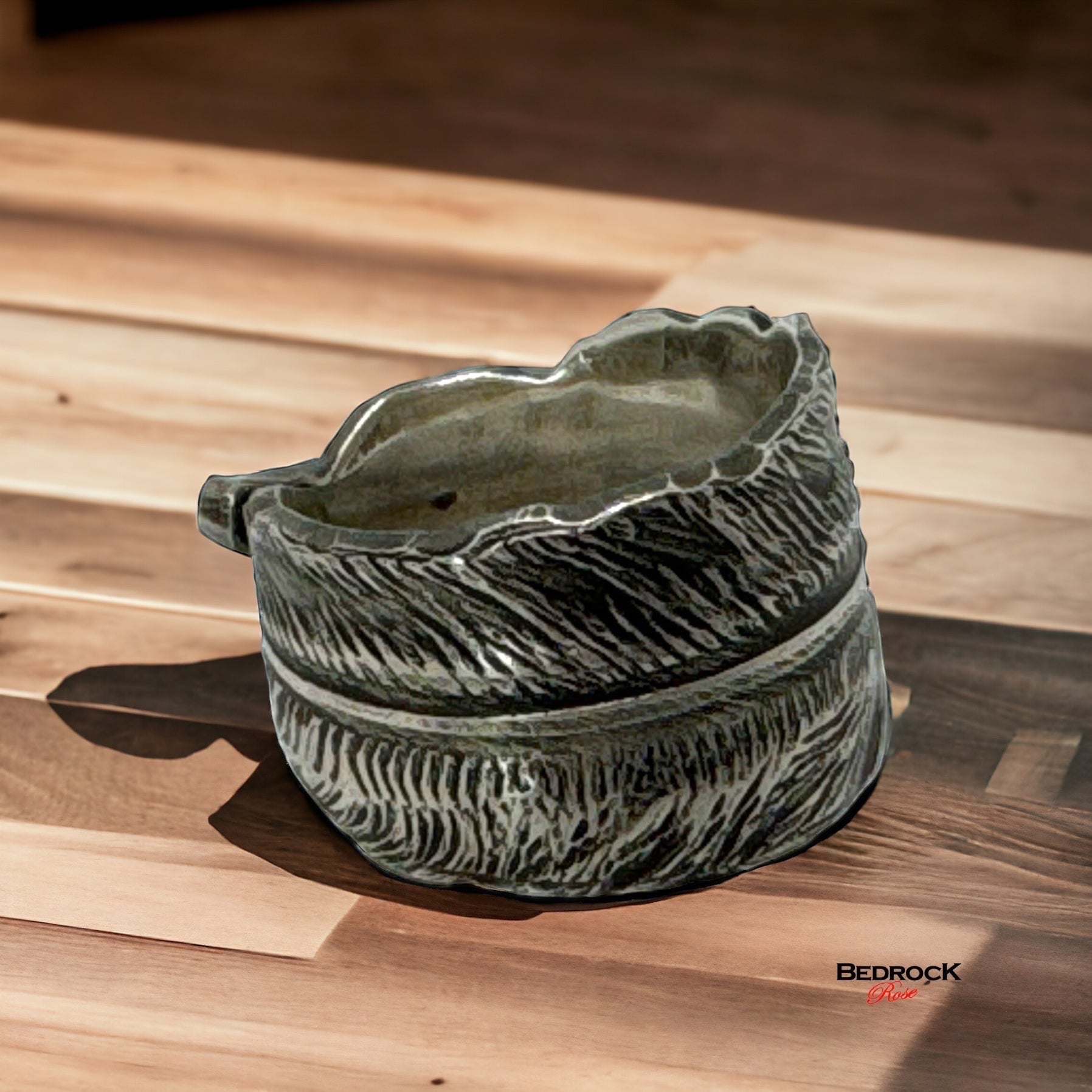 Sterling silver wrap around feather engraved ring, statement feather ring, ring for him, ring for her